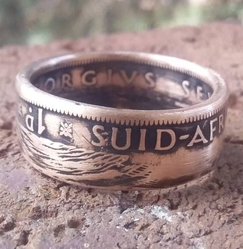 Coin Ring 1 Penny 1952 South Africa / Suid-Afrika