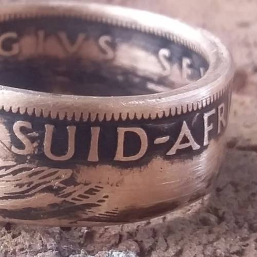 Coin Ring 1 Penny 1952 South Africa / Suid-Afrika