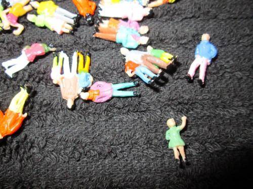 50 HO Scale people Hand painted
