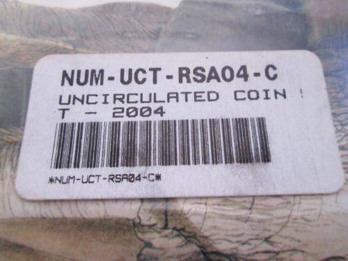 2004 Uncirculated Set, Sealed as received from the SAMint
