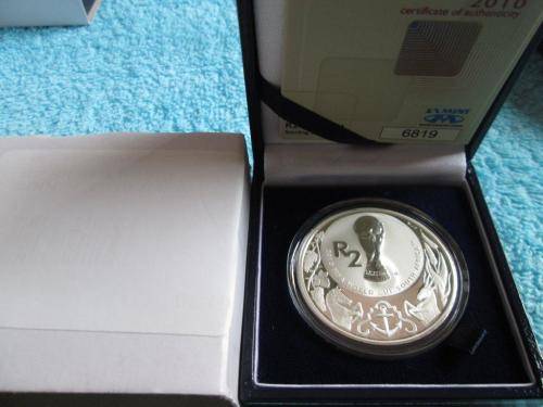 2010 World Cup Soccer (Fifa) Silver R2 Proof (31.1 gm, 1oz) 6819/11129