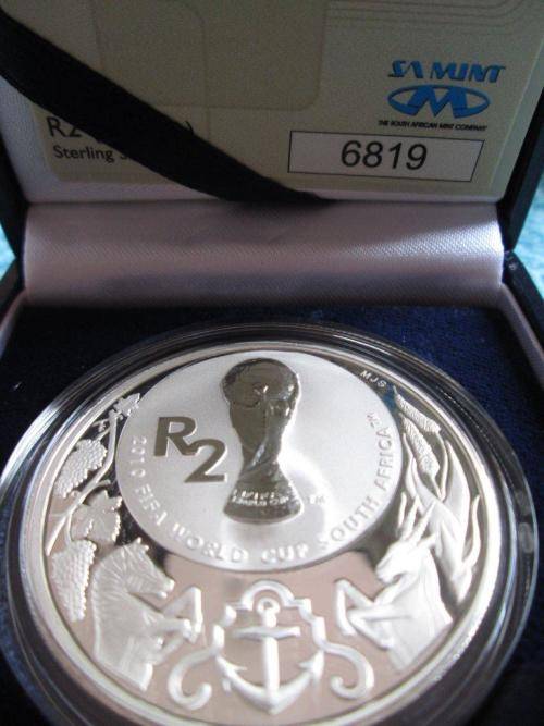 2010 World Cup Soccer (Fifa) Silver R2 Proof (31.1 gm, 1oz) 6819/11129