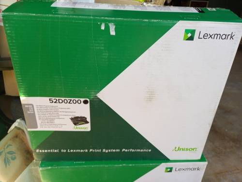New lexmark 52D0Z00 print drums-open boxes