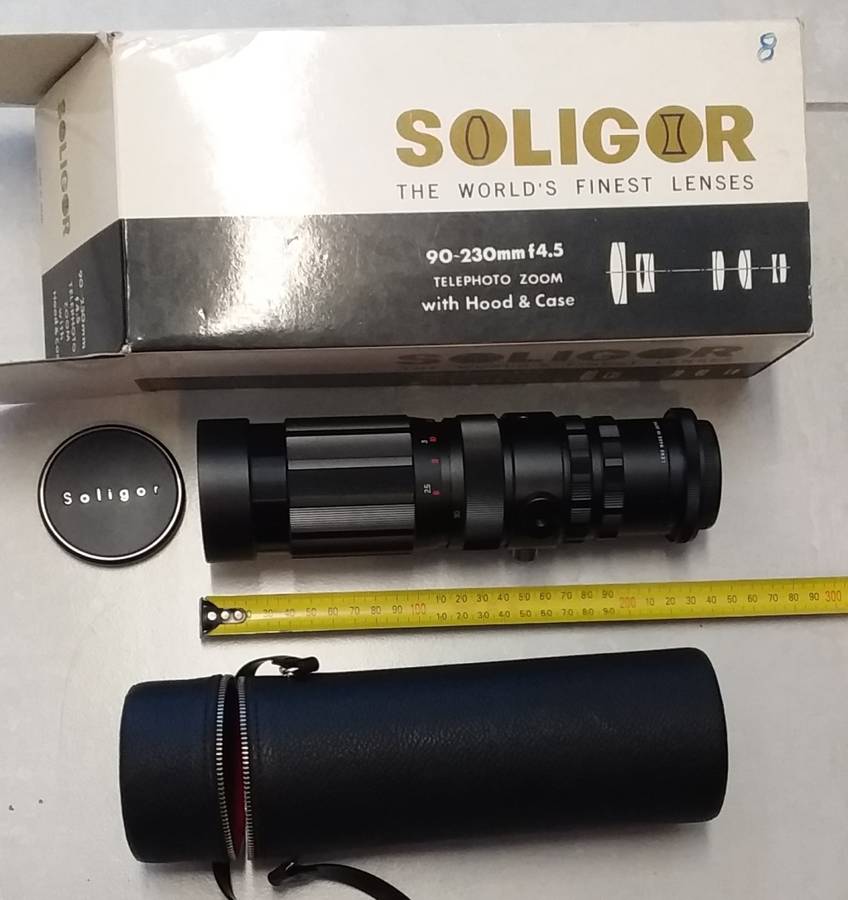 Vintage Soligor Zoom Lens 90-230mm excellent condition