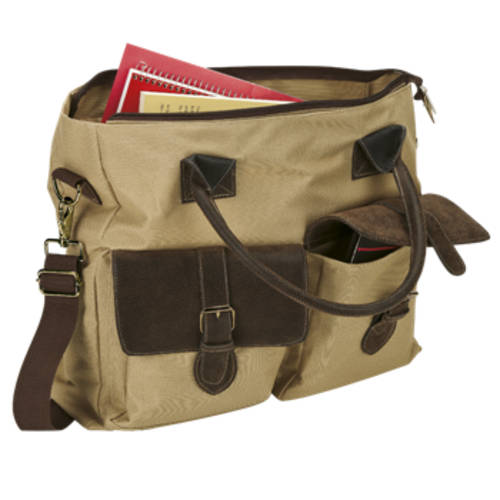 Out of Africa Handbag - Barron - New - khaki