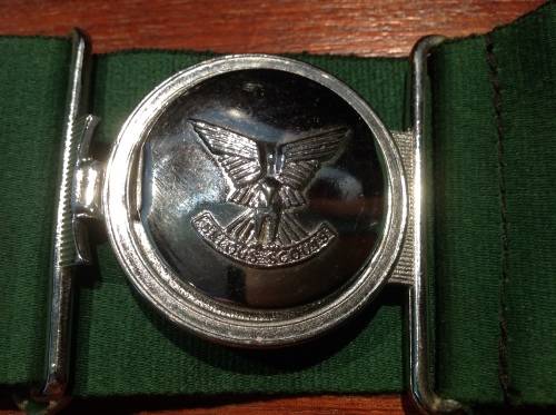 Rhodesian ARMY ----SELOUS SCOUT ------stable belt -