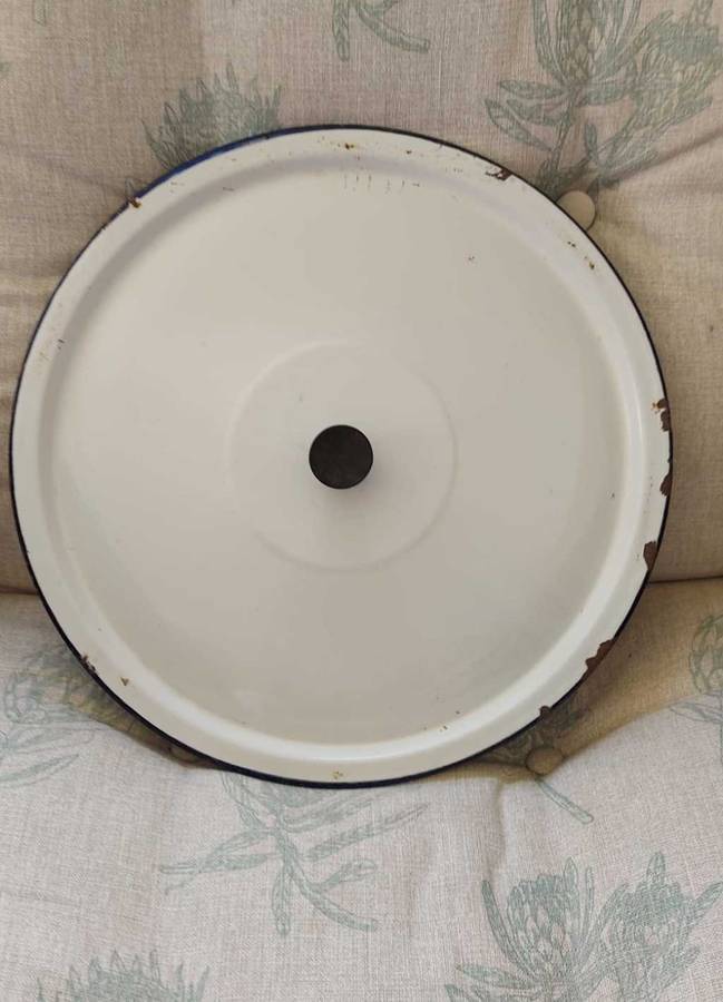 Large Enamel Bucket
