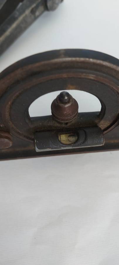 X1 Vintage Starrett No.12 Level &  x1 Vintage W.Marple and Sons Clamp