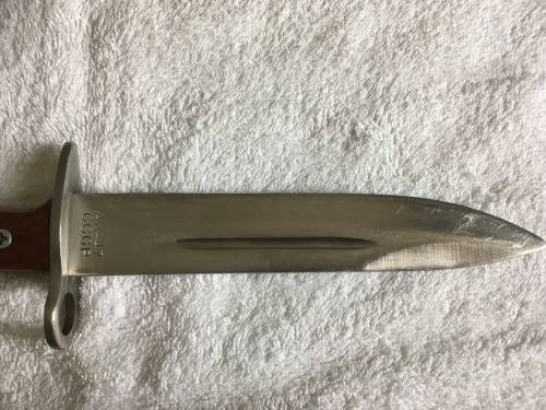 AK47 Bayonet and scabbard