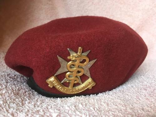 SADF Medical Services Beret with all pins in tact