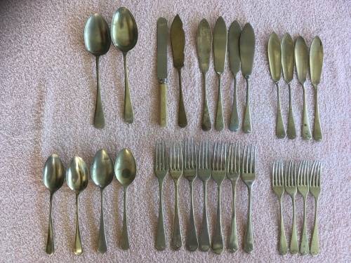 Vintage Sheffield (Silver Plated) Cutlery Lot - 27 Pieces