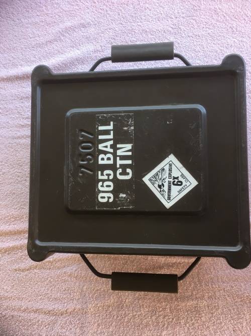 ***Spring Sale*** Medium Sized Metal Military Ammo Box (x4) - price per box