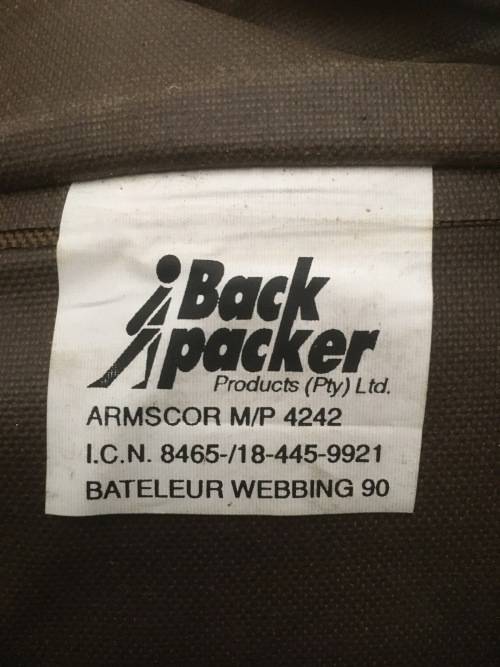 SADF Bateleur Webbing 90 - As worn by SADF Parabats and Special Forces
