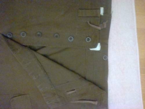 SANDF browns shirt and pants -good condition