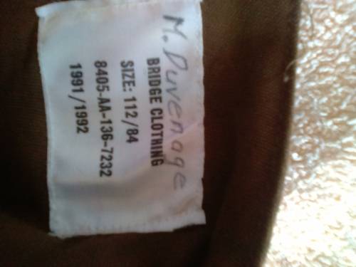 SADF brown pants -excellent condition