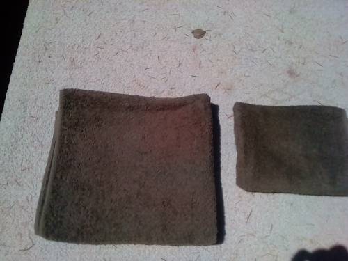 SADF 2 X TOWELS (FACE TOWEL AND SMALLER BATH TOWL)