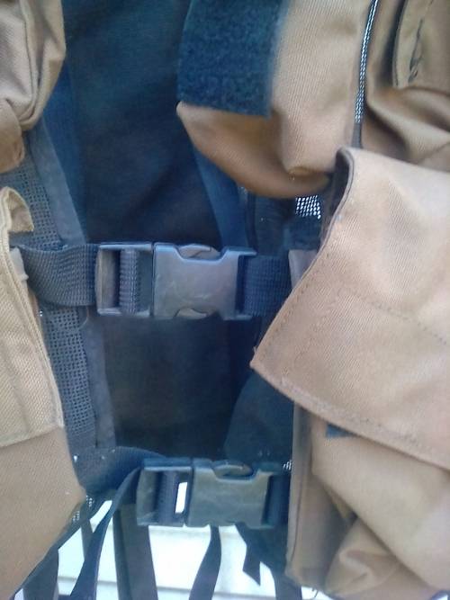 SADF battle jacket -all clips and zips working
