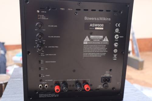 Bowers and Wilkins ASW608 Subwoofer (BLACK