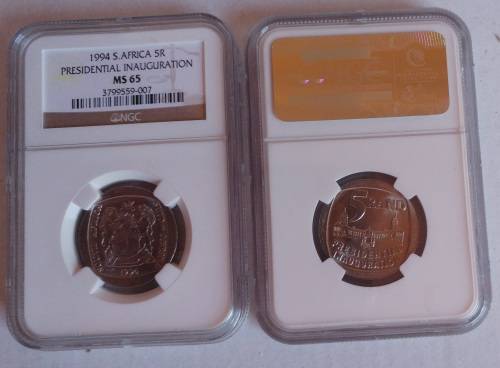 $$ HIGH NGC GRADE PRESIDENTIAL INAUGURATION R5 - MS65 $$
