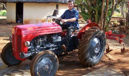 Massey Ferguson - Vaal Japie with implemets