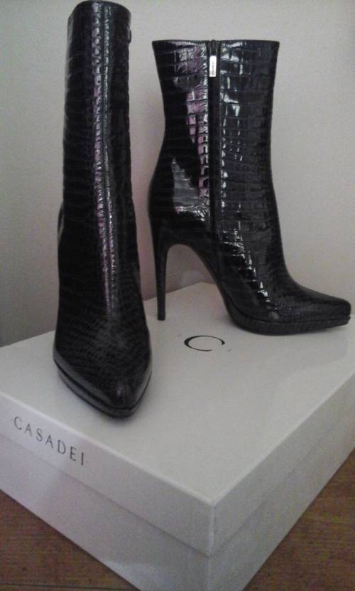 Casadei LIB9591 Black Size 40 BRAND NEW