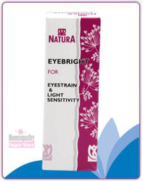 Eyebright Drops (Natura) - Eyestrain, Light Sensitivity & Watery Eyes