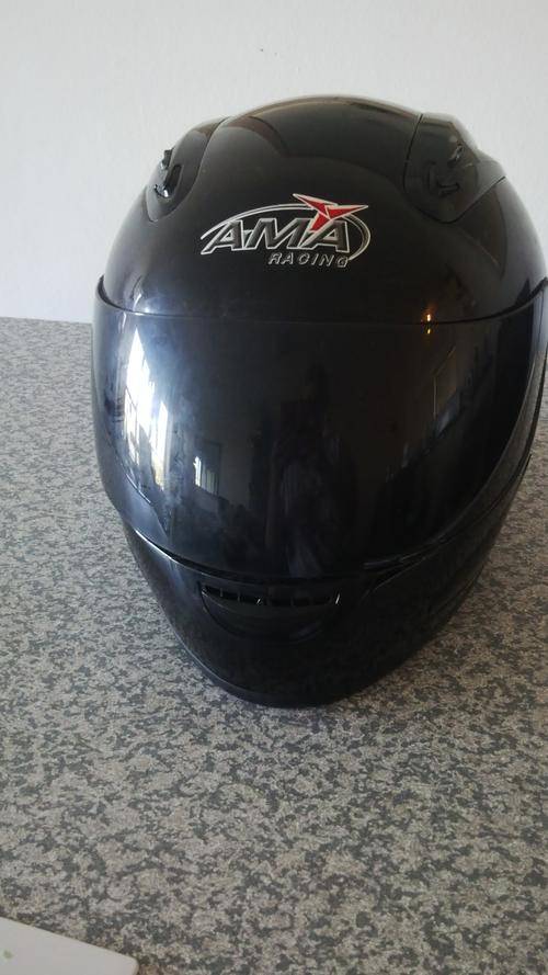 Black AMA Racing Helmet