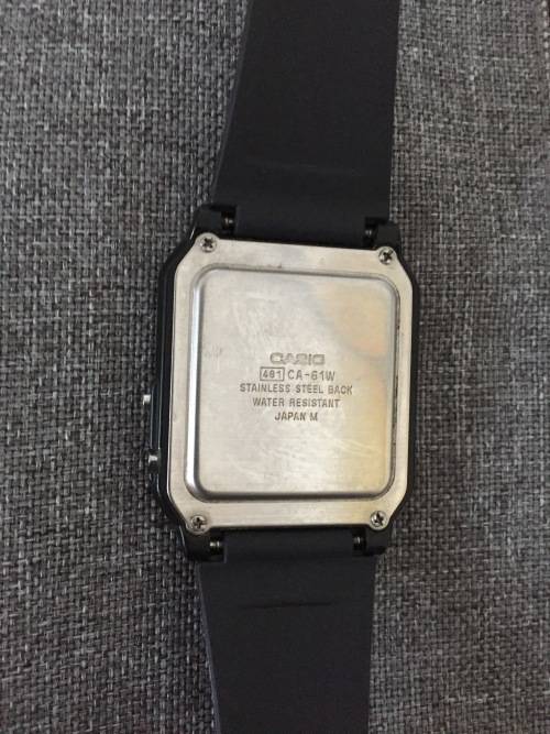 Casio calculator watch CA-61W