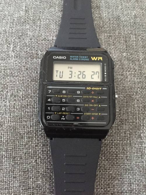 Casio calculator watch CA-61W