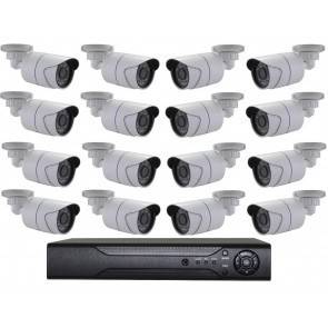 16 CHANNEL AHD CCTV KITS WITH 16PCS 2Mpixel NIGHTVISION CAMERA Support 3G