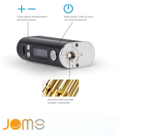 Lite 80 80W TC Mod Full Vape Kit Battery Box JomoTech