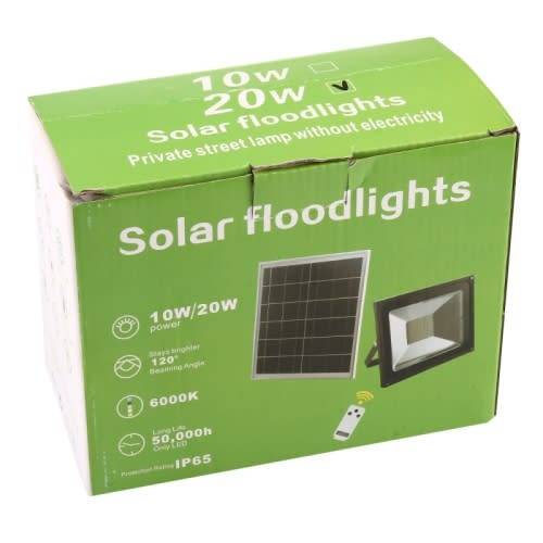 Brand new 20W LED solar remote control floodlight with solar panel