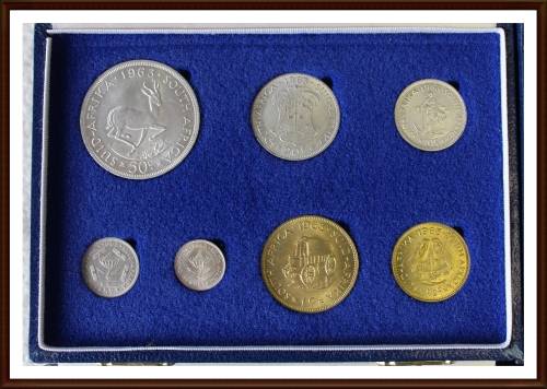 Lot of 4 South African sets, 1961, 1962, 1963, 1964, Beautiful sets,see full description below.