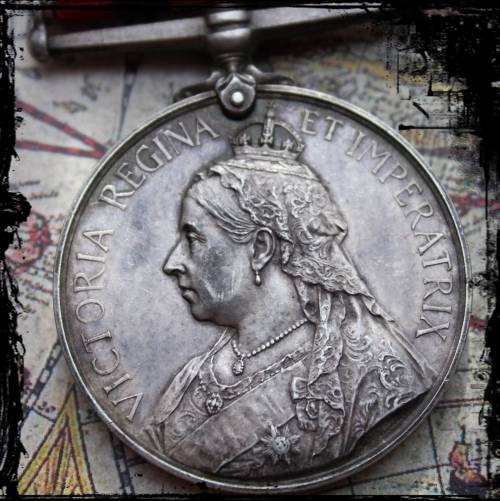 Boer War  QSA medal with Cape Colony & South Africa 1902, Pte. W.J. HOLDEN.