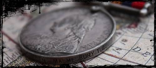 Boer War  QSA medal with Cape Colony & South Africa 1902, Pte. W.J. HOLDEN.