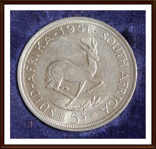 1951 S.A.U,  Excellent Set Mix of Circulated Coins and AU in Good Condition, as per Photo.