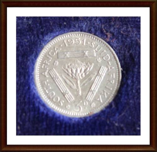 1951 S.A.U,  Excellent Set Mix of Circulated Coins and AU in Good Condition, as per Photo.