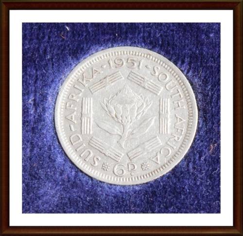 1951 S.A.U,  Excellent Set Mix of Circulated Coins and AU in Good Condition, as per Photo.