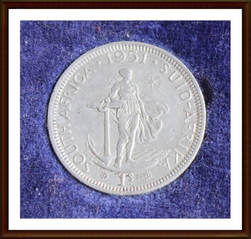 1951 S.A.U,  Excellent Set Mix of Circulated Coins and AU in Good Condition, as per Photo.
