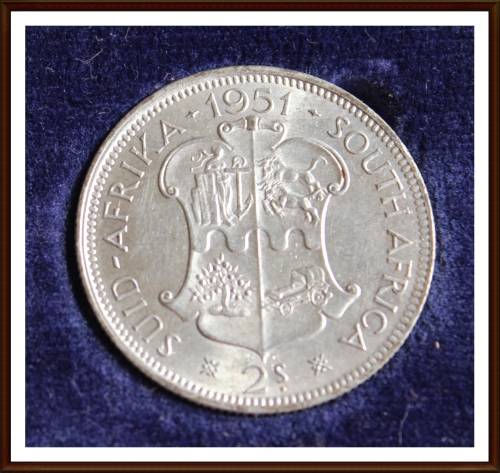 1951 S.A.U,  Excellent Set Mix of Circulated Coins and AU in Good Condition, as per Photo.