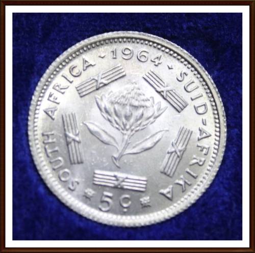 1964 Rep. of South Africa, Excellent Set The Coins (Almos UNC).Judge Condition as per Photo.