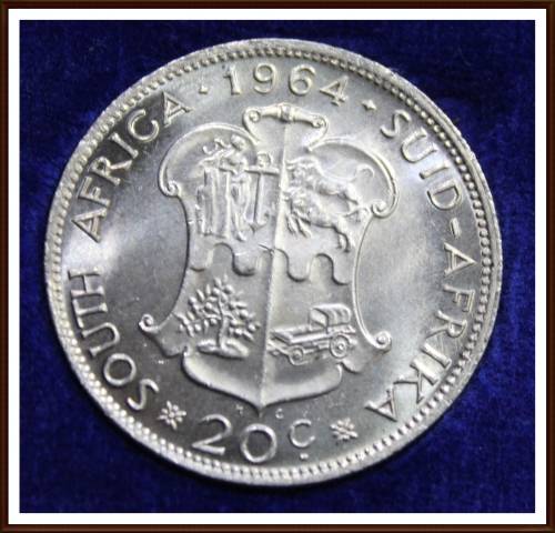 1964 Rep. of South Africa, Excellent Set The Coins (Almos UNC).Judge Condition as per Photo.