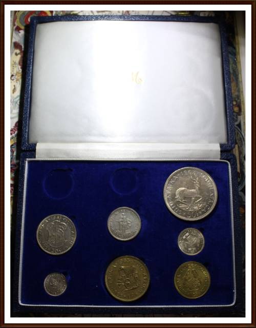 1963 Rep. of South Africa, Set The Circulated Coins, as per Photo.