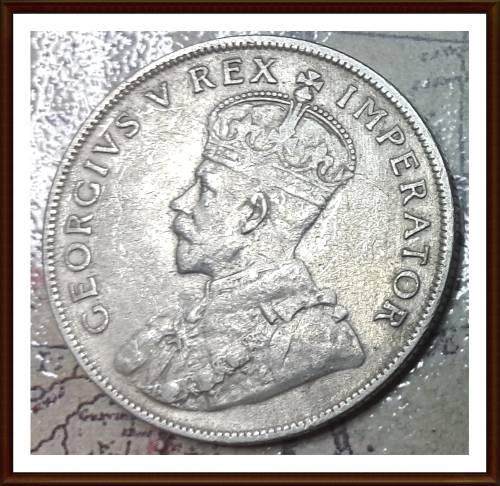 1933 Uni. of S. A. 2 Shillings, Circulate Coin. Judge Cond. for Yourself, as per Photo.
