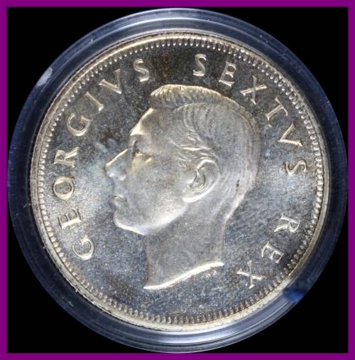 1952 Union of South Africa: Excellent 2 1/2 Shillings Proof , as per Photo.
