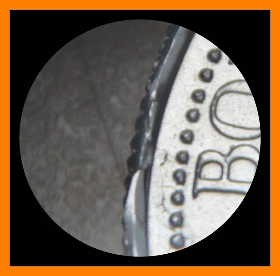 1966 : Lesotho : 50 Licente : UNC Coin : RIM NICK or ERROR COIN?  issue : Independence Attained.