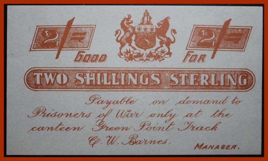 FORGED : "GOOD FORS" FROM THE BOER WAR. TWO SHILLING STERLING, (ALMOST  UNC), as per Photo.