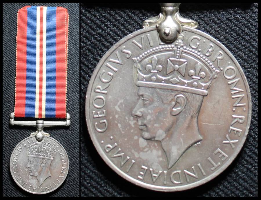 Medal : World War II : Full Size : 1771 54  W. H. YOUNG, as per Photo.