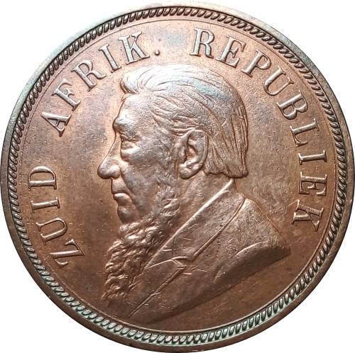 1898 ZUID AFRIKAANSCHE  REPUBLIEK : 1 PENNY :  Circulated Coin in Good Conditions , as per Photo.