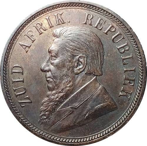 1898 ZUID AFRIKAANSCHE  REPUBLIEK : 1 PENNY :  Circulated Coin in Good Conditions , as per Photo.